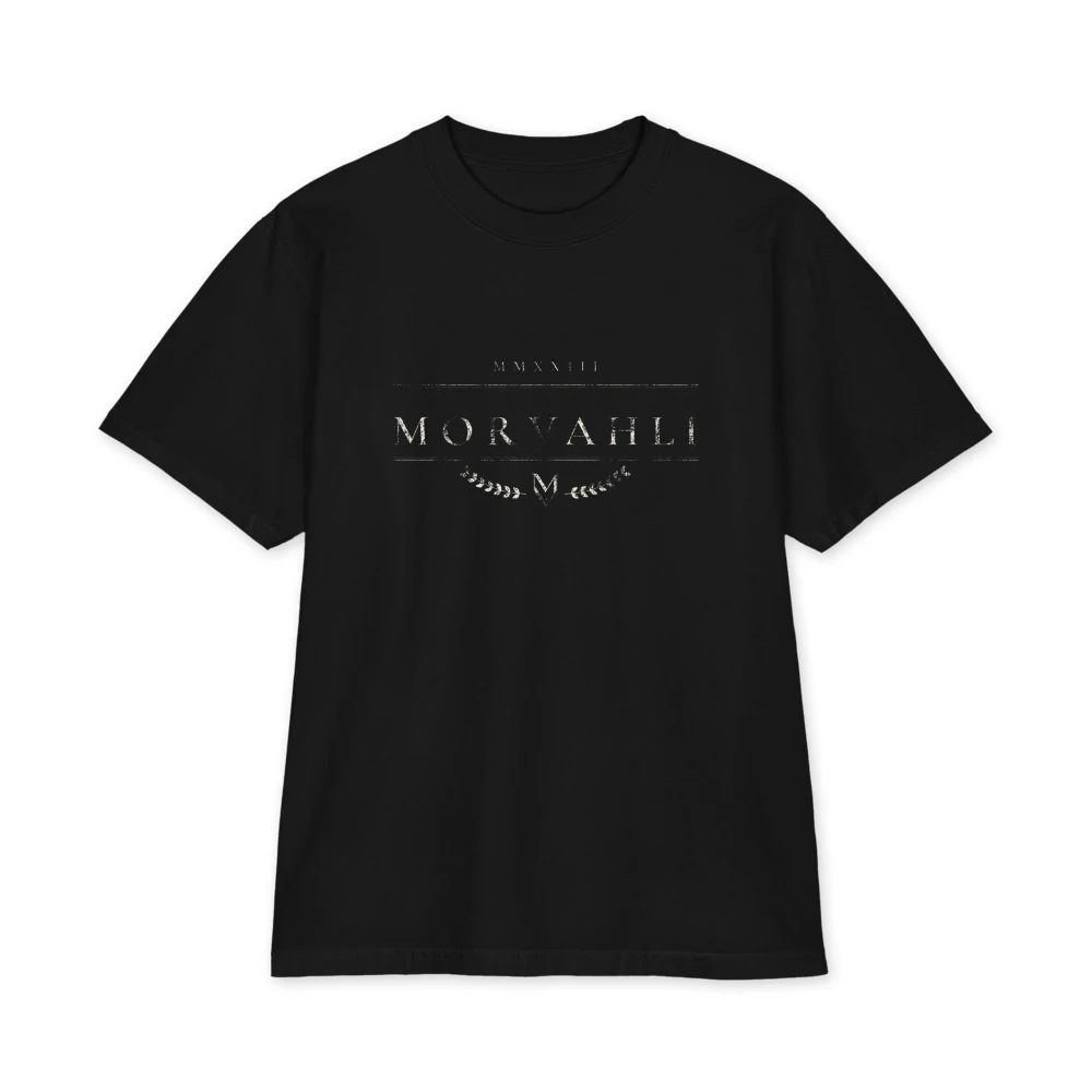 Archive Tee in black, front