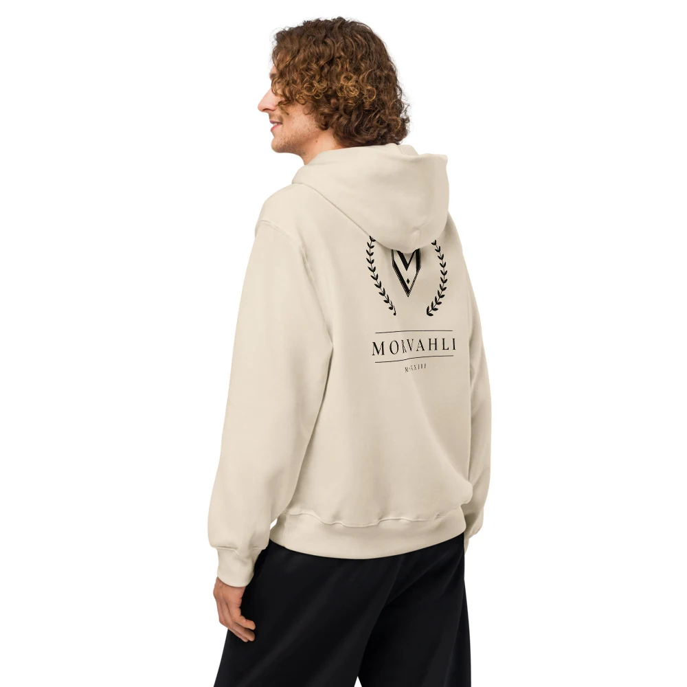 Crest Hoodie — Bone
