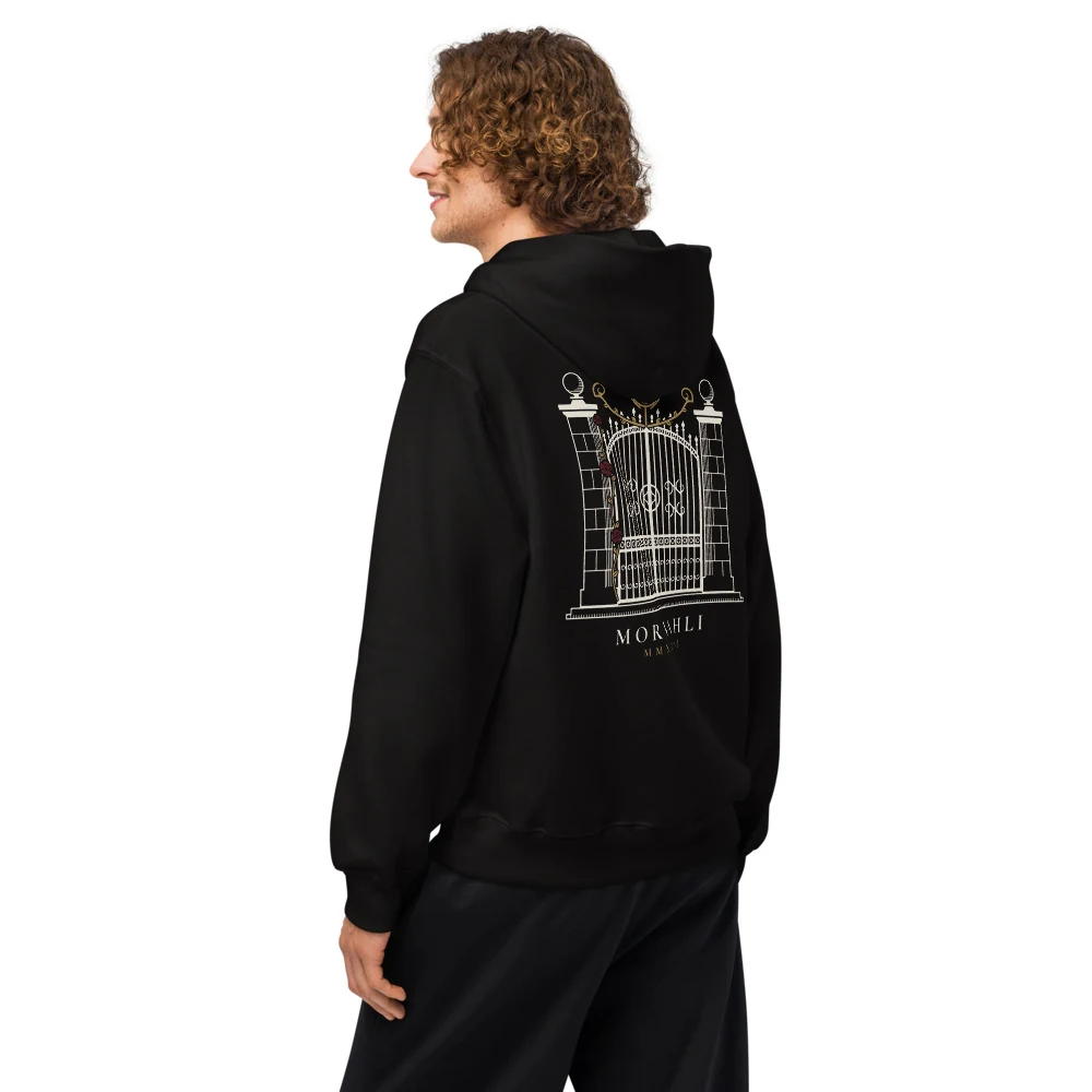 Gate Hoodie in black, back