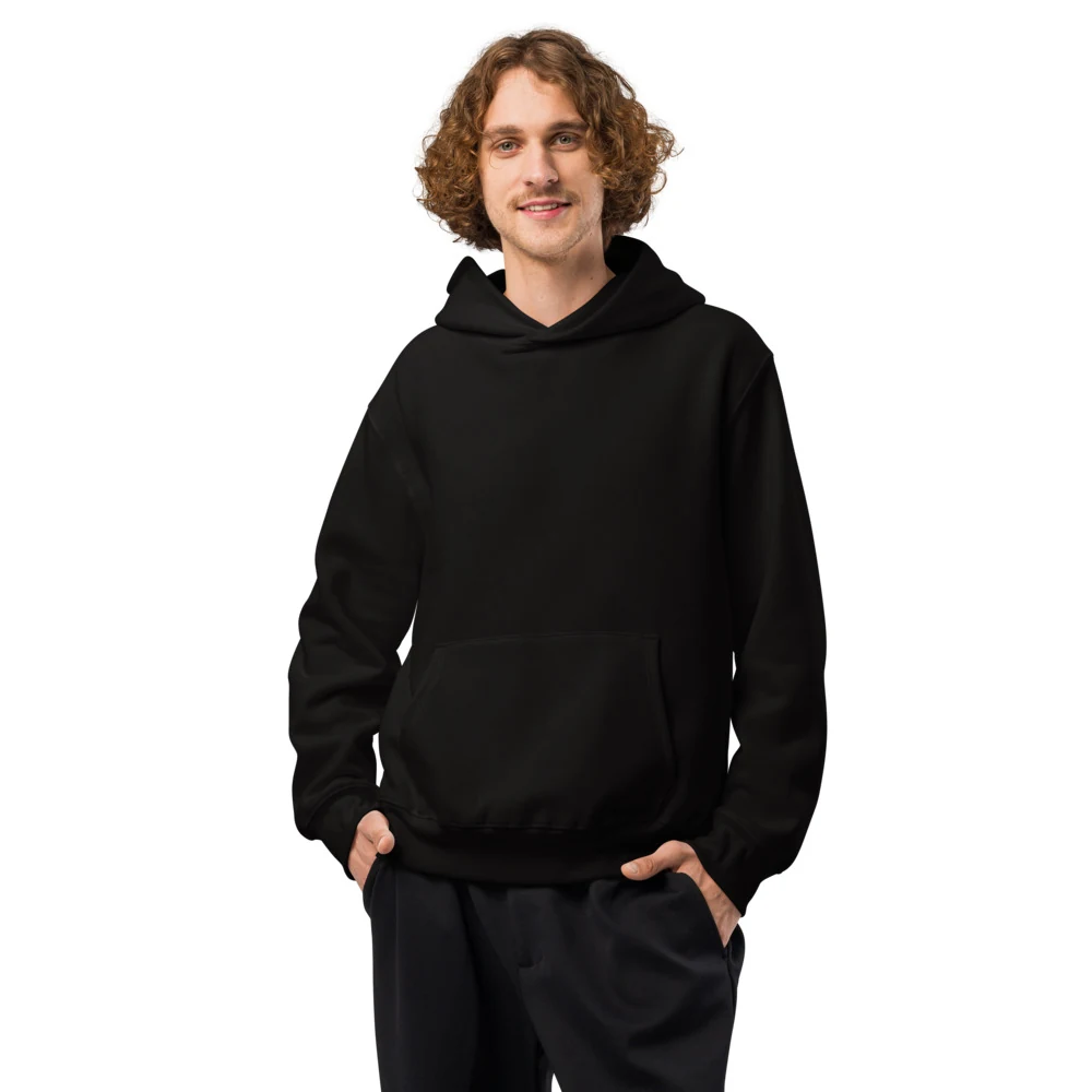Gate Hoodie in black, front